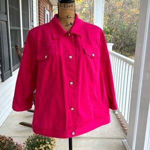 Chaps denim jacket size 2X